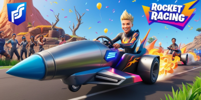 Revving Up the Fun: Fortnite's Rocket Racing Takes Off on Inferno Island