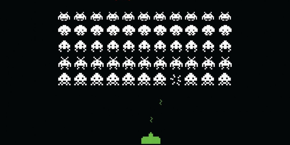  Space Invaders gameplay