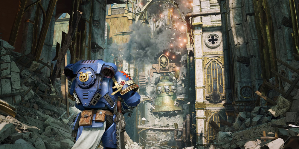 Warhammer 40,000 Space Marine 2 gameplay screenshot