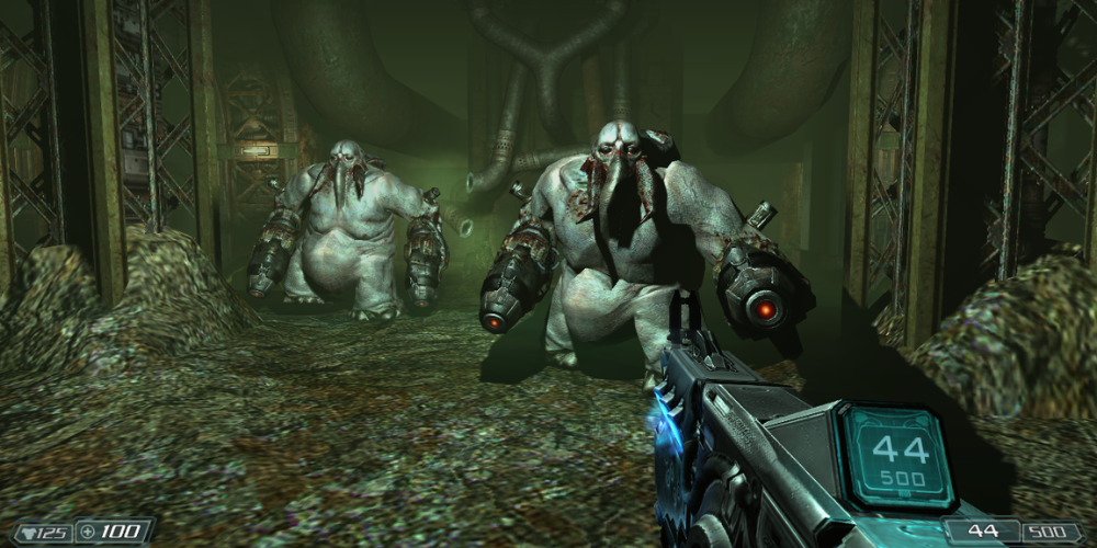Doom 3 gameplay